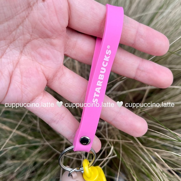 🏄‍♀️NEW☀️Starbucks Beach Surfer Bearista Bear Wristlet Strap & Charm Keychain - Picture 4 of 6